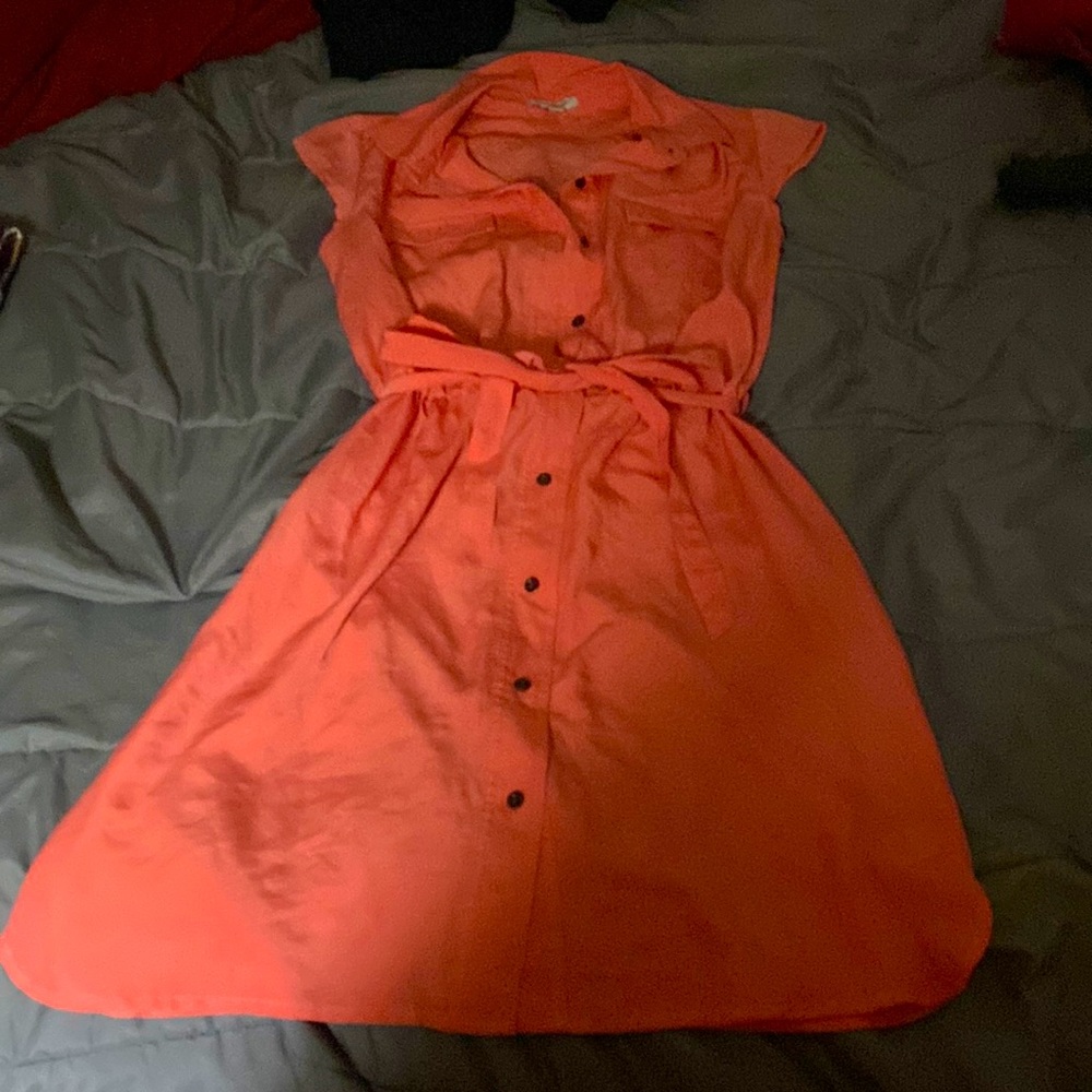Banana Republic size 10 pink button down dress